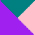 Purple / Teal / Pink