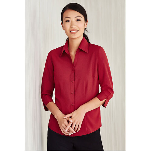 WORKWEAR, SAFETY & CORPORATE CLOTHING SPECIALISTS - Oasis Ladies 3/4 Sleeve Shirt