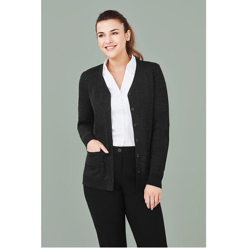 WORKWEAR, SAFETY & CORPORATE CLOTHING SPECIALISTS Womens Button Front Cardigan