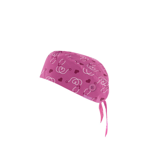 WORKWEAR, SAFETY & CORPORATE CLOTHING SPECIALISTS - PINK RIBBON U Scrub Cap