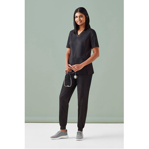 WORKWEAR, SAFETY & CORPORATE CLOTHING SPECIALISTS - Riley Womens Slim Leg Jogger Scrub Pant