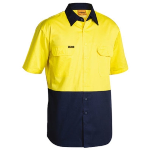 WORKWEAR, SAFETY & CORPORATE CLOTHING SPECIALISTS Cool Lightweight Hi Vis Drill Shirt - Short Sleeve