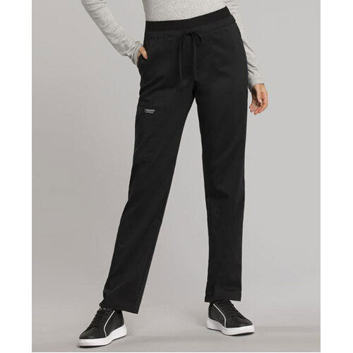 WORKWEAR, SAFETY & CORPORATE CLOTHING SPECIALISTS - Revolution - HIGH WAISTED KNIT BAND TAPERED WOMEN'S PANT - Petite