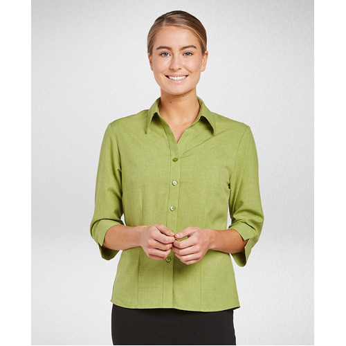 WORKWEAR, SAFETY & CORPORATE CLOTHING SPECIALISTS - Climate Smart - Semi Fit 3/4 Sleeve Blouse