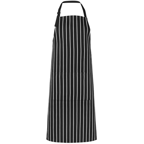 WORKWEAR, SAFETY & CORPORATE CLOTHING SPECIALISTS JB's Bib Striped Apron With Pocket