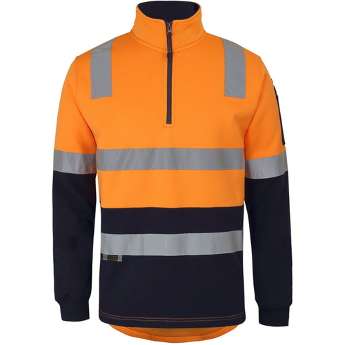 WORKWEAR, SAFETY & CORPORATE CLOTHING SPECIALISTS - Jb's 1/2 Zip Aust. Rail (D+N) Fleece Sweater