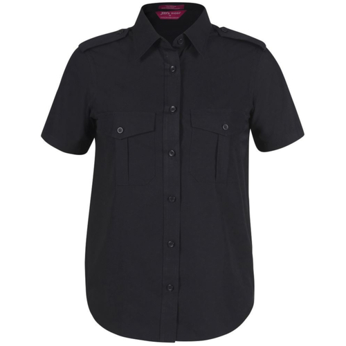 WORKWEAR, SAFETY & CORPORATE CLOTHING SPECIALISTS - JB's Ladies Short Sleeve Epaulette Shirt