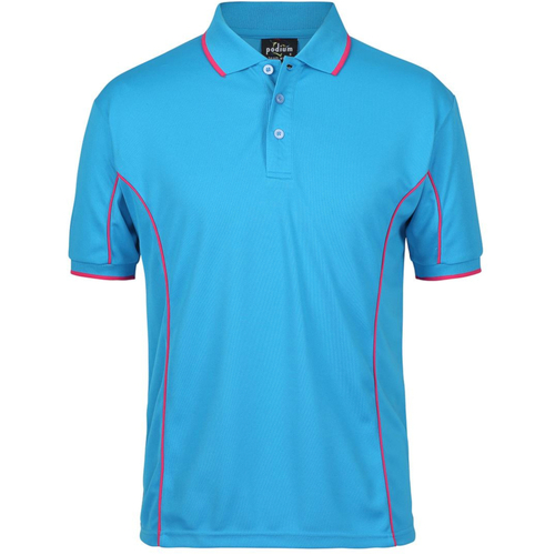 WORKWEAR, SAFETY & CORPORATE CLOTHING SPECIALISTS - PODIUM S/S PIPING POLO