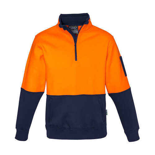 WORKWEAR, SAFETY & CORPORATE CLOTHING SPECIALISTS - Unisex Hi Vis Half Zip Pullover