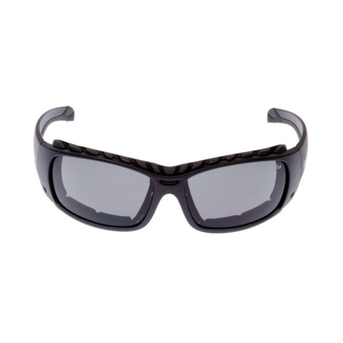 WORKWEAR, SAFETY & CORPORATE CLOTHING SPECIALISTS ARMOUR RS5066 MBL.SM - Matt Black Frame, Smoke Lens - Semi Functional Goggles