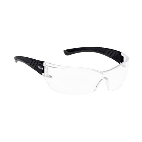 WORKWEAR, SAFETY & CORPORATE CLOTHING SPECIALISTS COMMANDO RS1414 MBL.C - Matt Black Frame, Clear Lens - Safety Shield