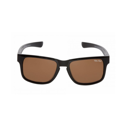 WORKWEAR, SAFETY & CORPORATE CLOTHING SPECIALISTS PU5311  BL.BR - Shiny Black frame - Brown polarised lens - TPEE
