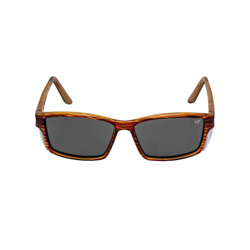 WORKWEAR, SAFETY & CORPORATE CLOTHING SPECIALISTS TWISTER RS242 DBR.SM - Brown Woodgrain Frame, Smoke Lens - Professional Series