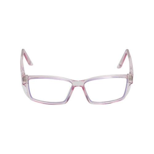 WORKWEAR, SAFETY & CORPORATE CLOTHING SPECIALISTS TWISTER S RS242S P.C - Pink Transparent Frame, Clear Lens - Professional Series