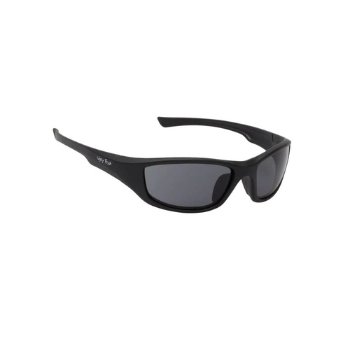 WORKWEAR, SAFETY & CORPORATE CLOTHING SPECIALISTS SLINGSHOT - Matt Black Frame, Smoke Lens - Safety Sunglass