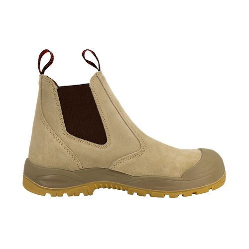 WORKWEAR, SAFETY & CORPORATE CLOTHING SPECIALISTS - Red Collection - Gusset Boot - Sand Suede